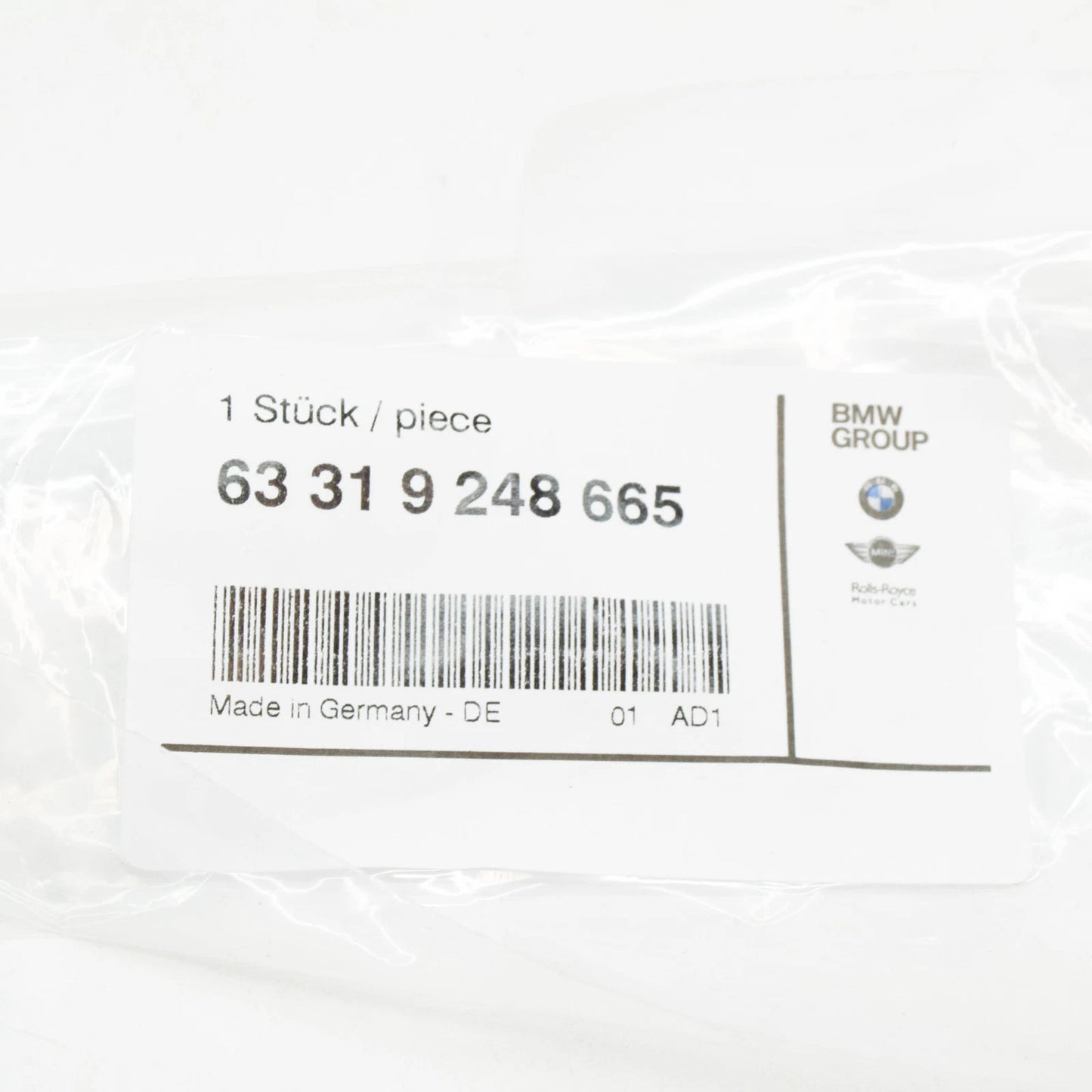 NEW BMW 4 F32,F82 FRONT LEFT DOOR OPTICAL CONDUCTOR 63319248665 9248665 ORIGINAL