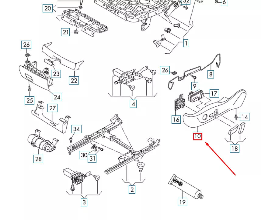 NEW AUDI A5 8T3 FRONT SEAT RIGHT OUTER TRIM COVER 8T0881326G4PK ORIGINAL