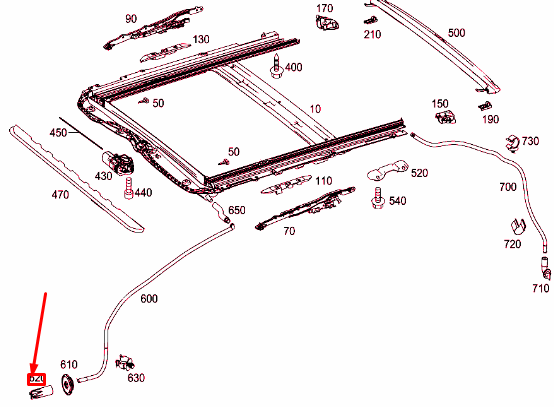 new mercedes-benz c-class w204 hoses a2046391394 original