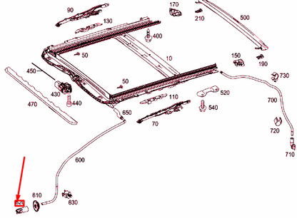 new mercedes-benz c-class w204 hoses a2046391394 original