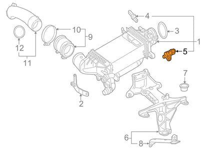 NEW MB GLC X253 TURBOCHARGER INTERCOOLER PRESSURE SENSOR A0081538928 ORIGINAL