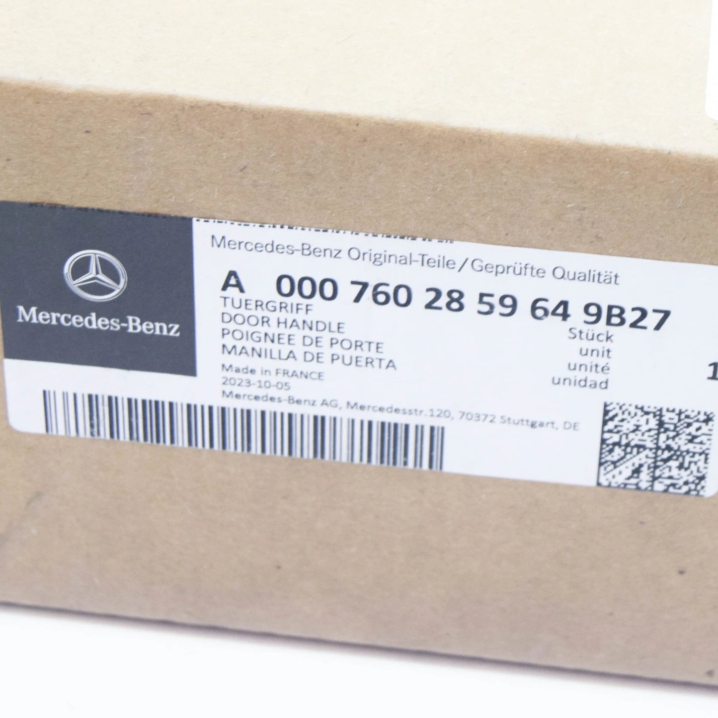 NEW MERCEDES-BENZ VITO W639 REAR END DOOR RIGHT HANDLE A00076028599B27 ORIGINAL