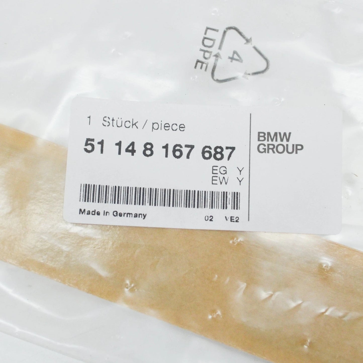 NEW BMW E39 SEDAN TRUNK LID 528 EMBLEM BADGE LOGO SIGN 8167687 51148167687