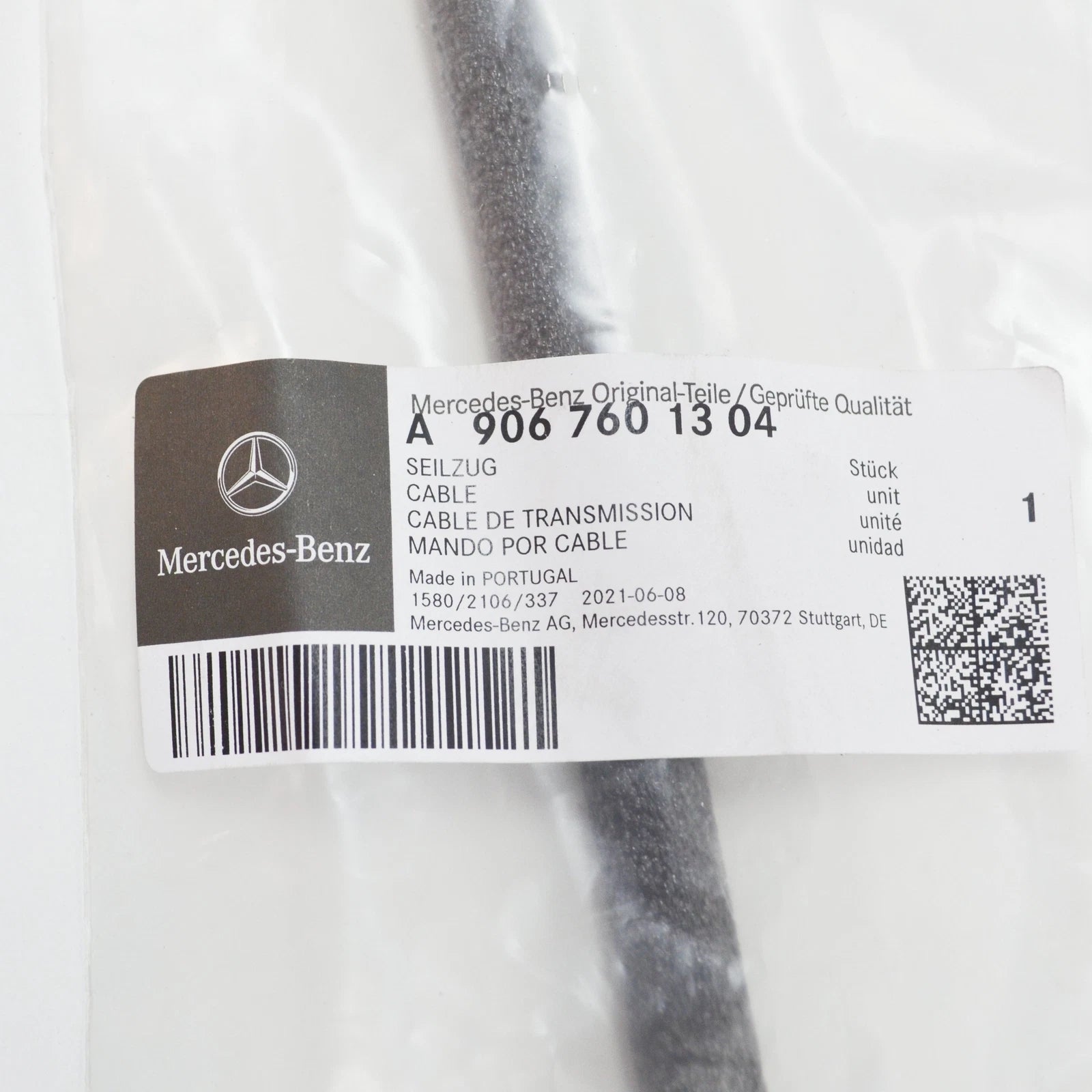 NEW MERCEDES-BENZ SPRINTER 906 FRONT RIGHT DOOR BOWDEN CABLE A9067601304