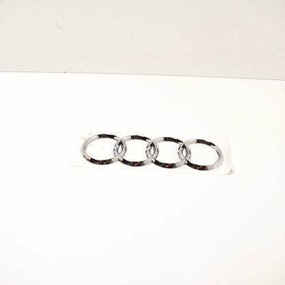 NEW AUDI A4 AVANT B7 REAR TRUNK CHROME BADGE RINGS EMBLEM 8E98537422ZZ