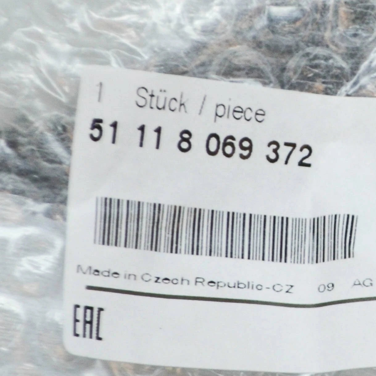 NEW BMW 3 G20 M FRONT BUMPER OPEN AIR INTAKE RIGHT GRILLE 51118069372 ORIGINAL