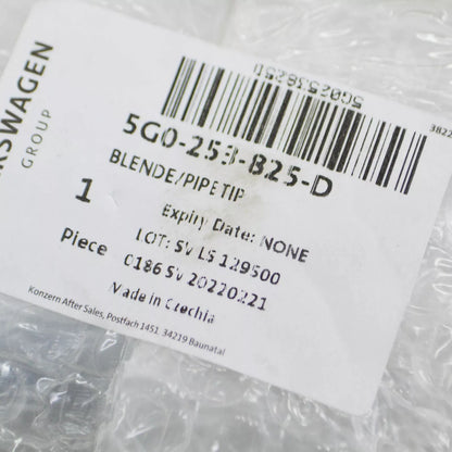 NEW VW GOLF VII 5G1 REAR EXHAUST TAILPIPE COVER TRIM 5G0253825D ORIGINAL