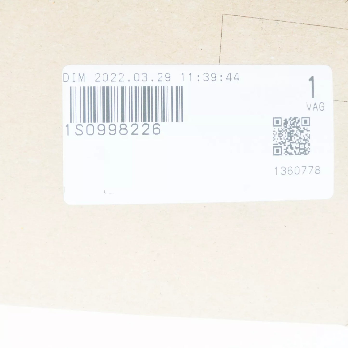 NEW VW UP RIGHT HEADLAMP HOUSING REPAIR KIT 1S0998226