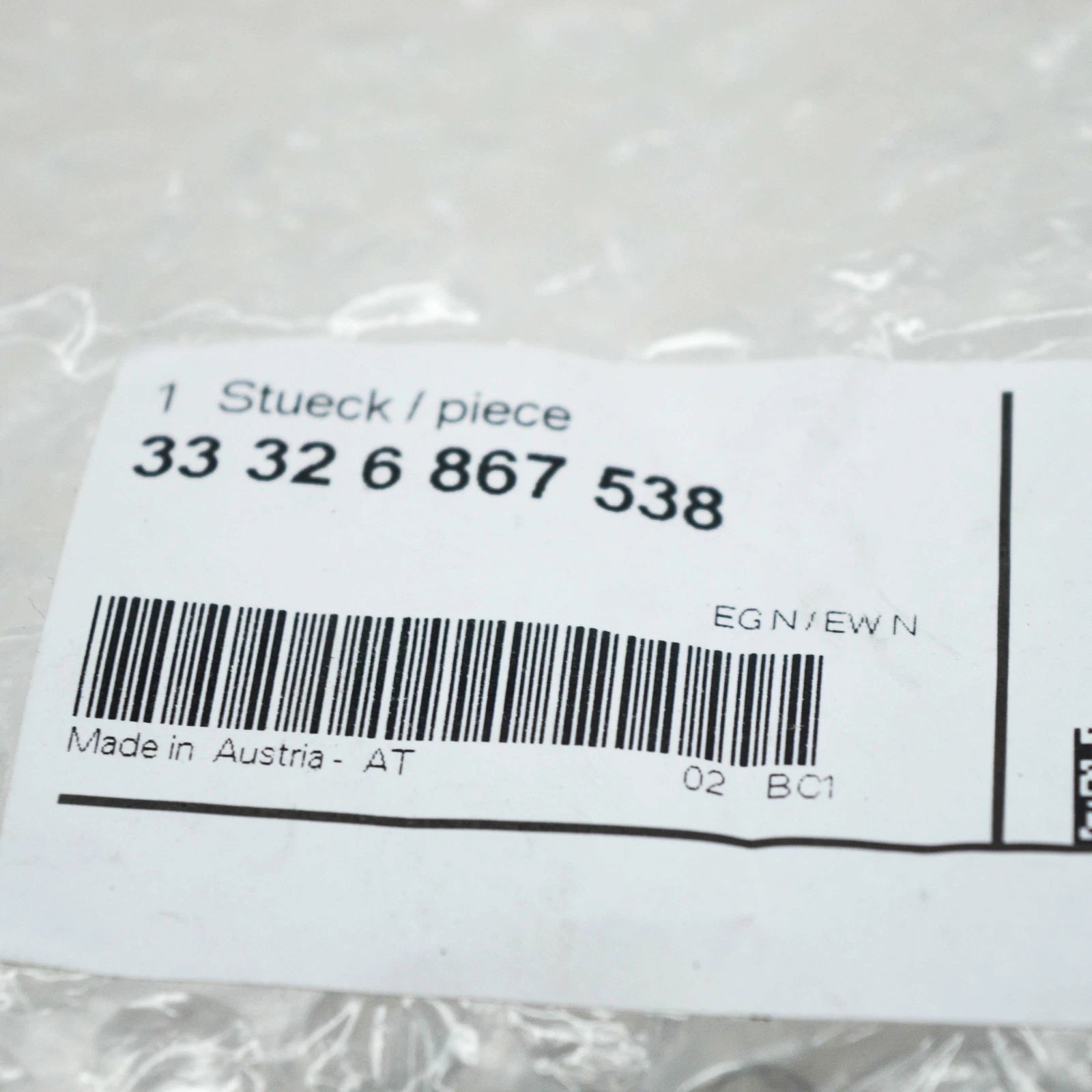 NEW BMW 5 G30 REAR RIGHT WISHBONE CONTROL ARM 33326867538 ORIGINAL