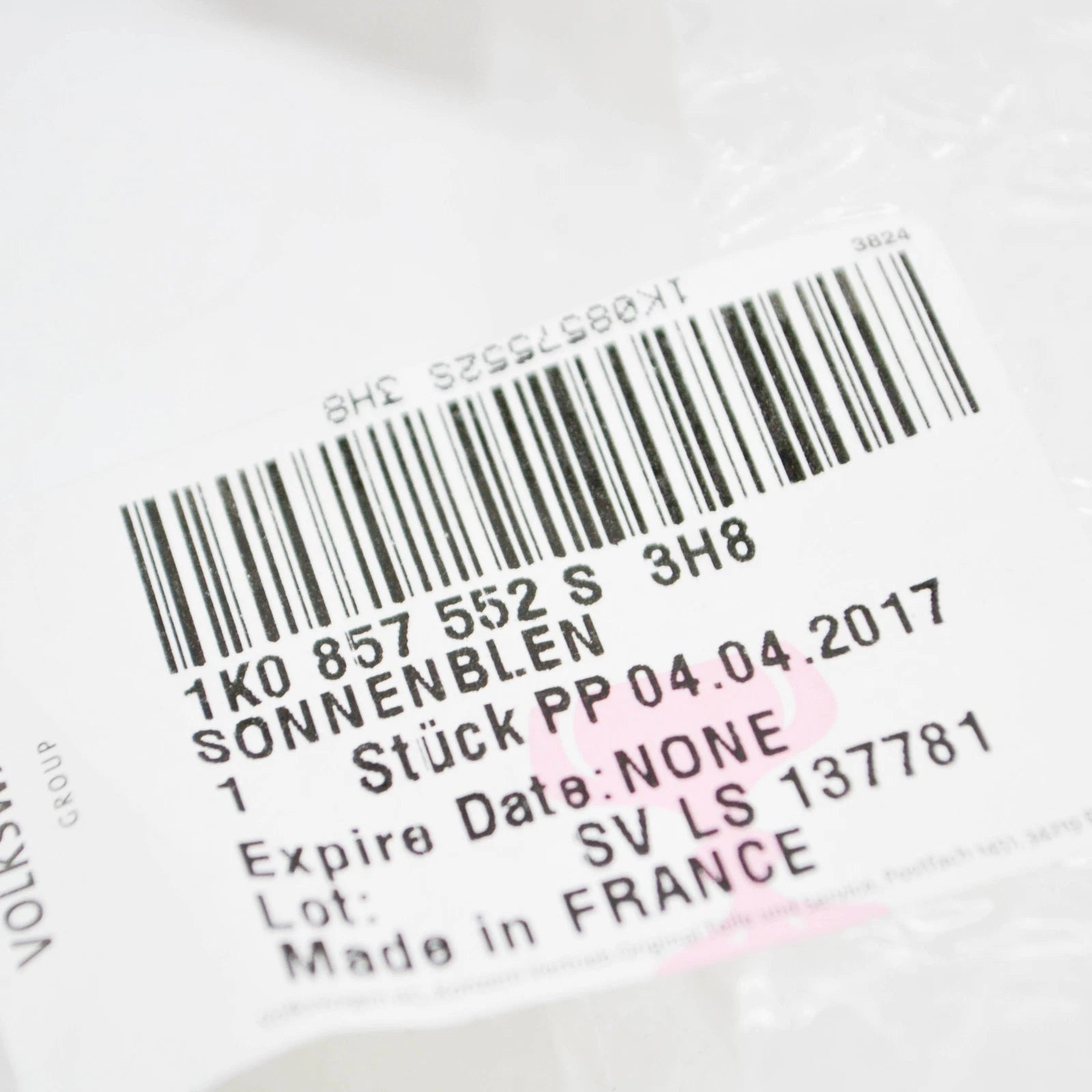 NEW VW GOLF VI 5K MK6 FRONT RIGHT SIDE SUN VISOR 1K0857552S3H8