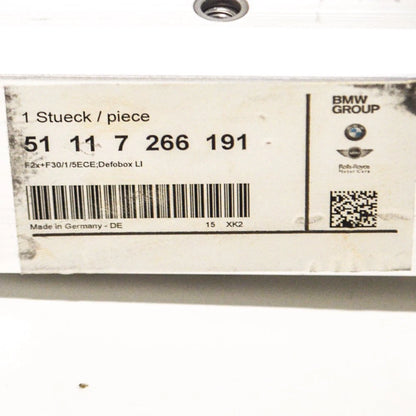 NEW BMW 3 F30 FRONT BUMPER CRASH BAR LEFT CARRIER 51117266191 2015 ORIGINAL