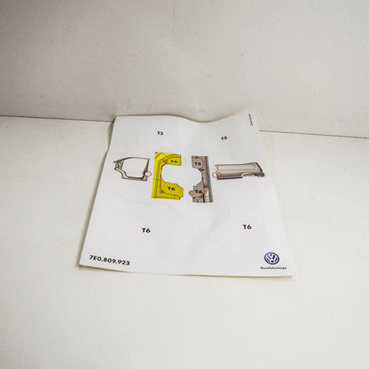 NEW VOLKSWAGEN TRANSPORTER T5 LEFT B PILLAR TEMPLATE 7E0809923 ORIGINAL