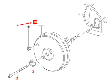 new audi a4 b8 brake booster servo 8k0612107b original