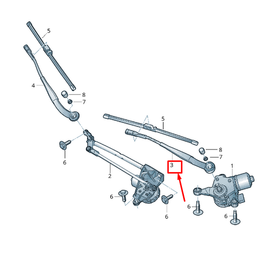 new audi r8 4s front left wiper arm rhd 4s2955407a1p9 4s2955407a 1p9 original