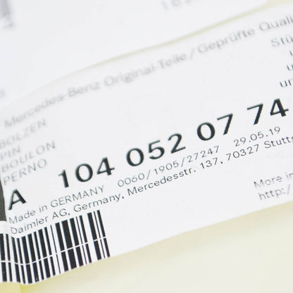 NEW MERCEDES-BENZ E W210 ENGINE TIMING CHAIN GUIDE PIVOT PIN A1040520774