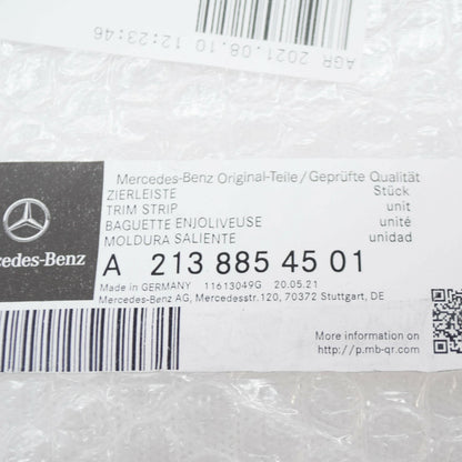 NEW MERCEDES-BENZ E W213 REAR BUMPER CENTRAL TRIM STRIP A2138854501