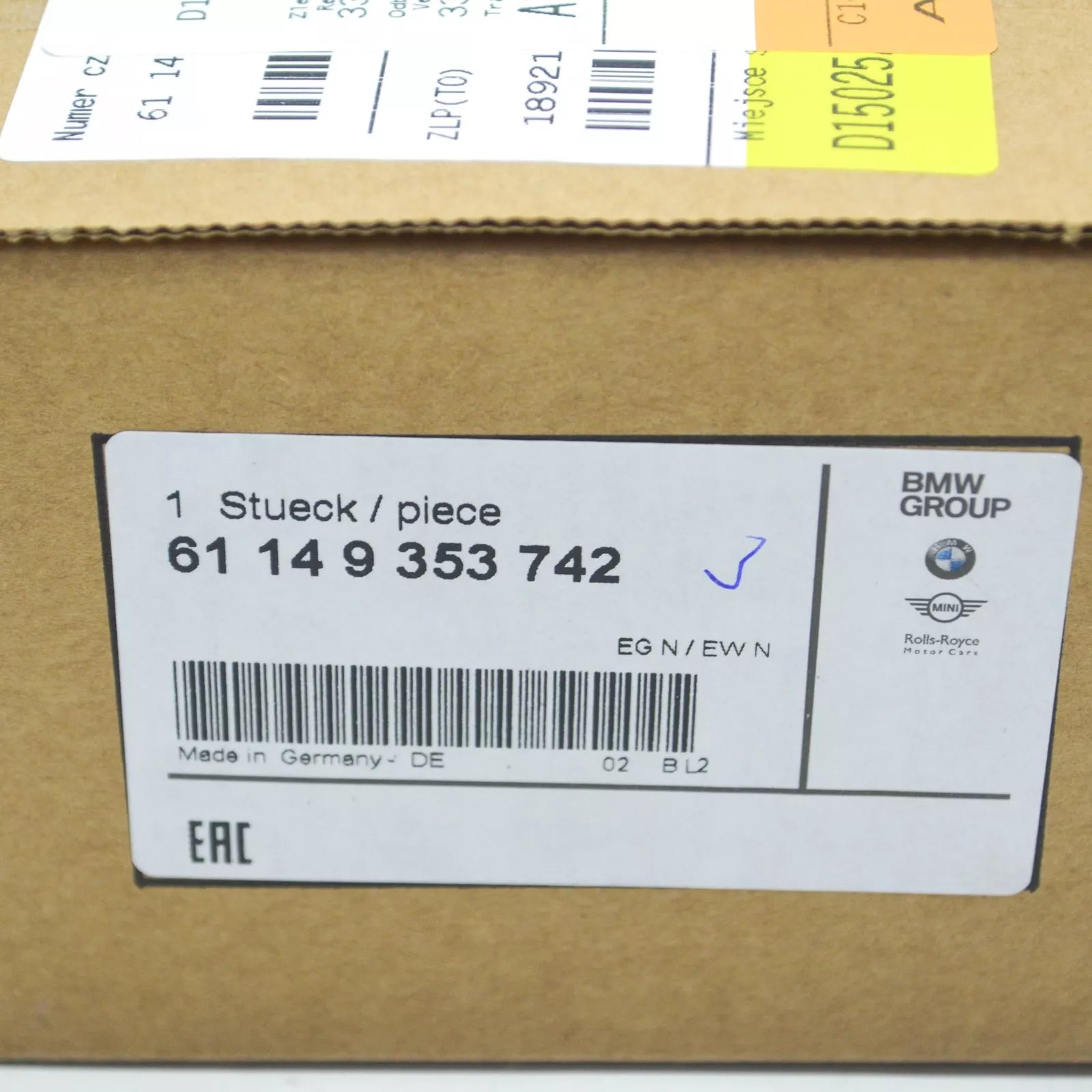 NEW BMW 5 G30 POWER B DISTRIBUTION BOX 9353742 61149353742 ORIGINAL