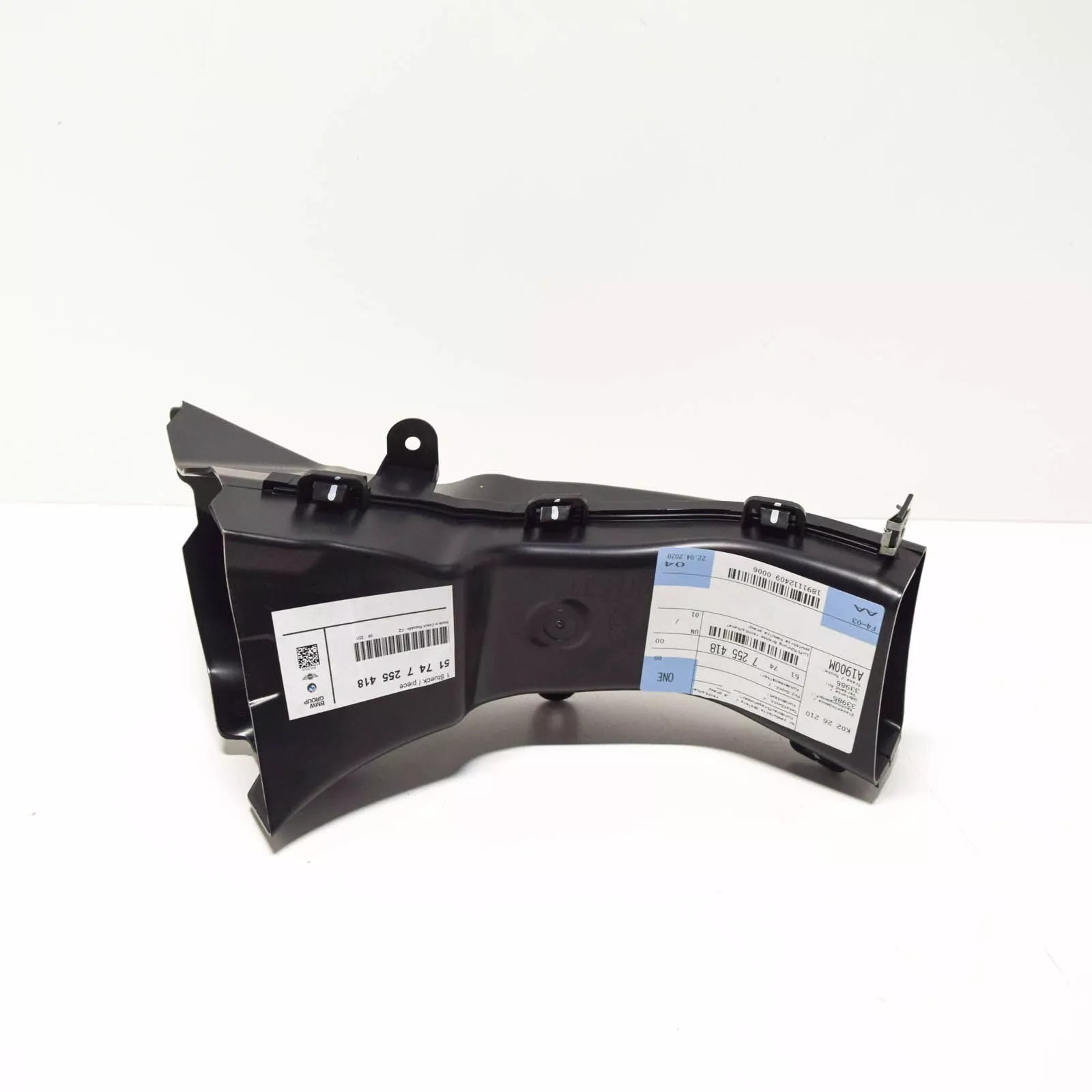 NEW BMW 3 F30 FRONT RIGHT BRAKE AIR DUCT 51747255418 ORIGINAL