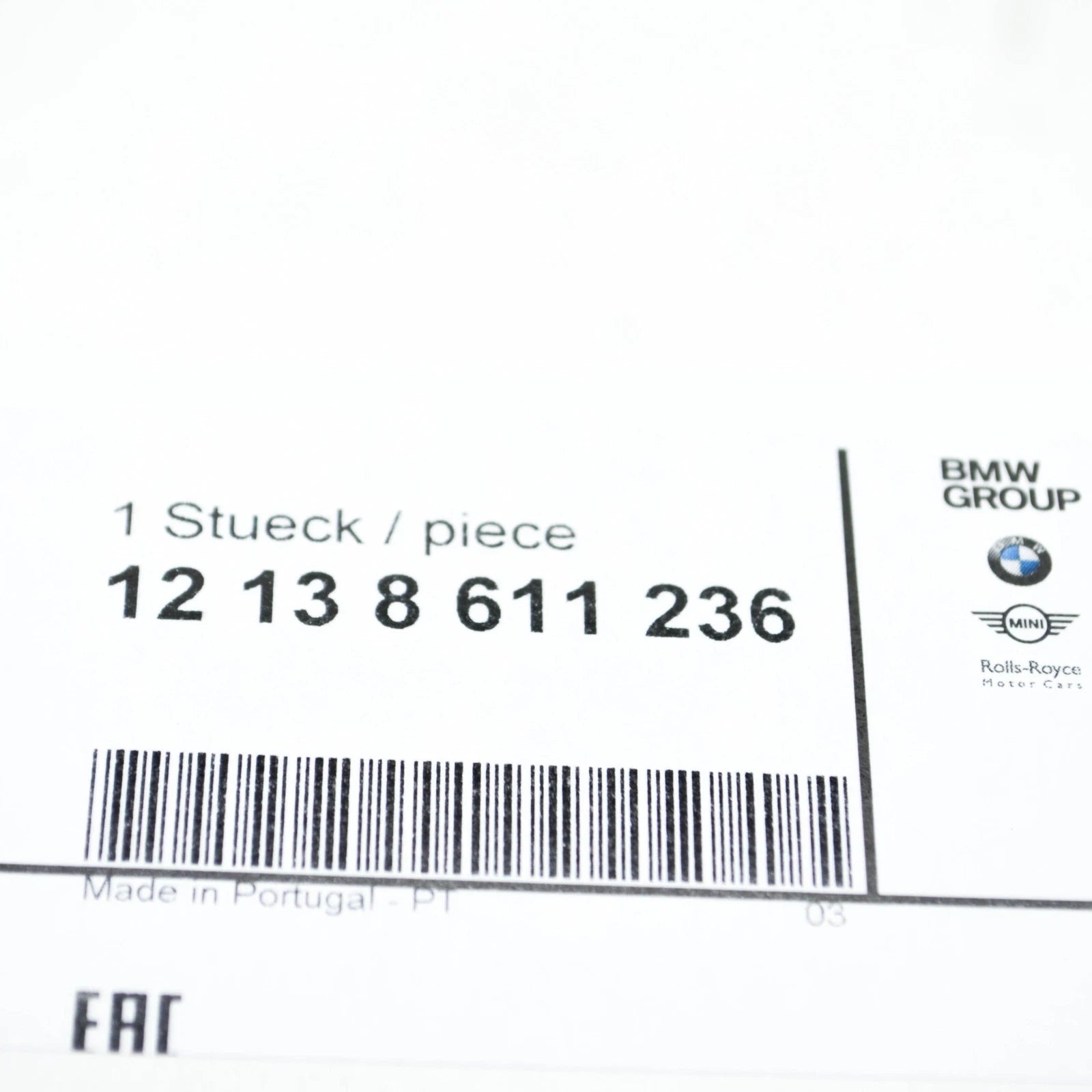 NEW BMW 7 F01, F02 IGNITION COIL 8611236 12138611236 ORIGINAL