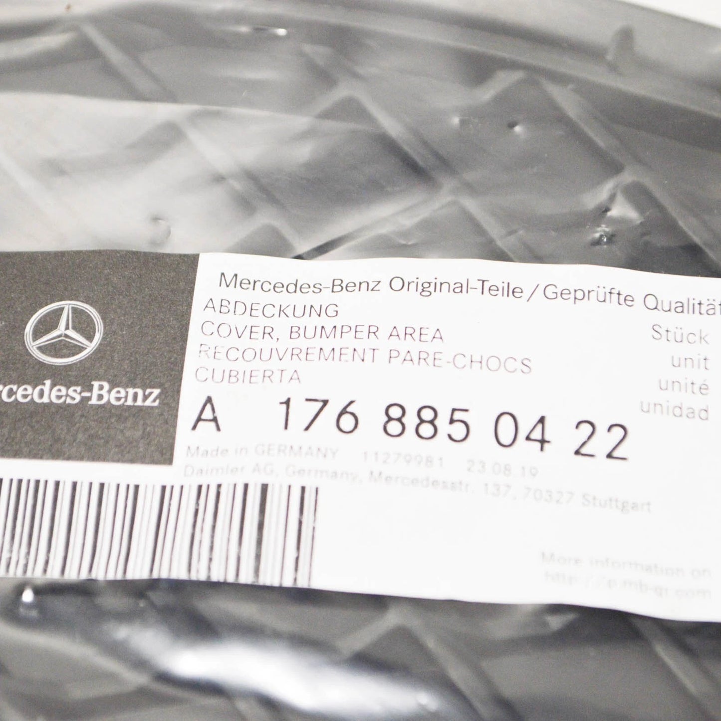 NEW MB A-CLASS W176 FRONT BUMPER RIGHT GRILLE A1768850422 ORIGINAL