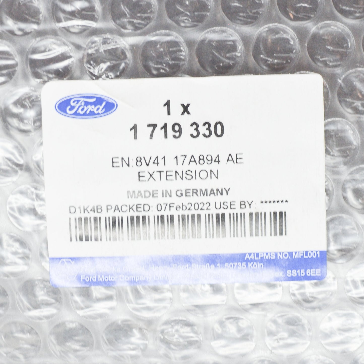 new ford kuga mk1 c394 rear bumper bar right side extension 1719330 original