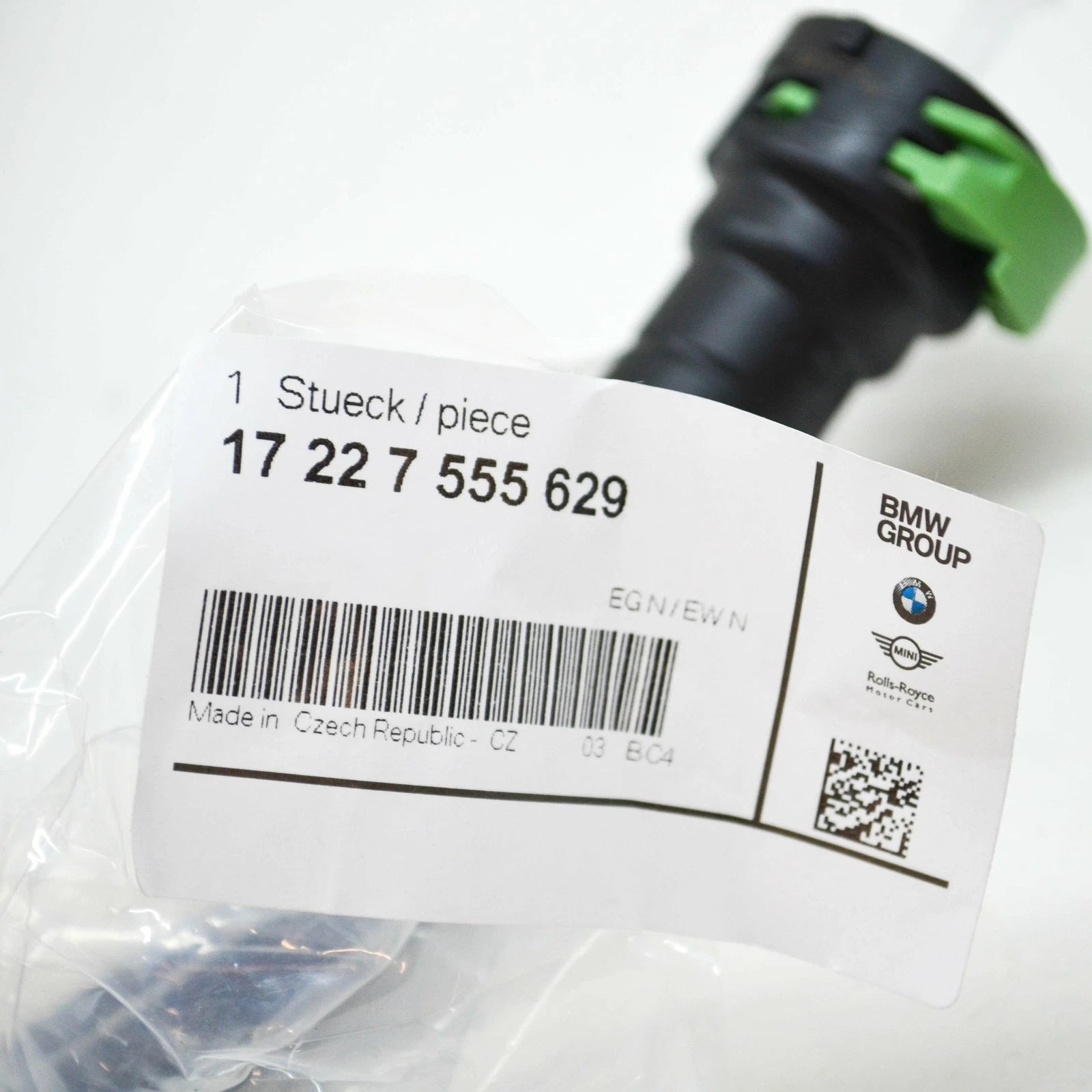 NEW BMW 2 ACTIVE TOURER F45 REAR OIL INLET PIPE 17227555629 ORIGINAL