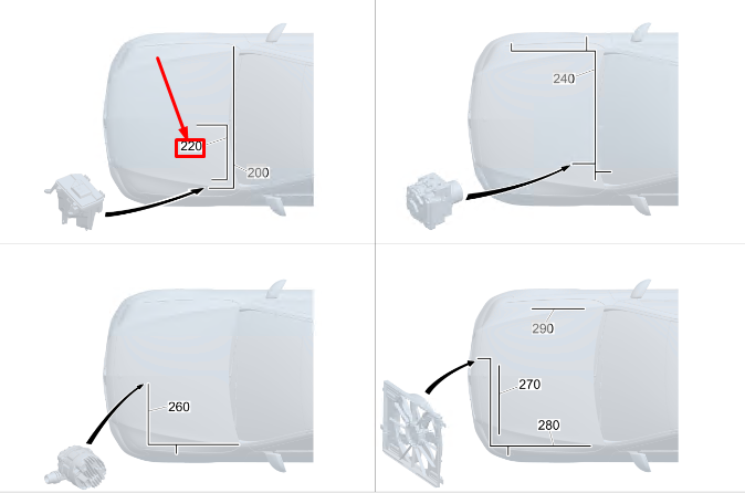 new mercedes-benz c w206 c43 amg voltage converter wiring a2065407662 original