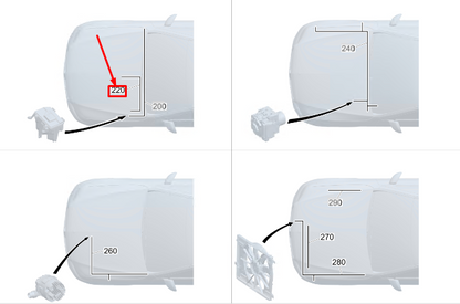 new mercedes-benz c w206 c43 amg voltage converter wiring a2065407662 original