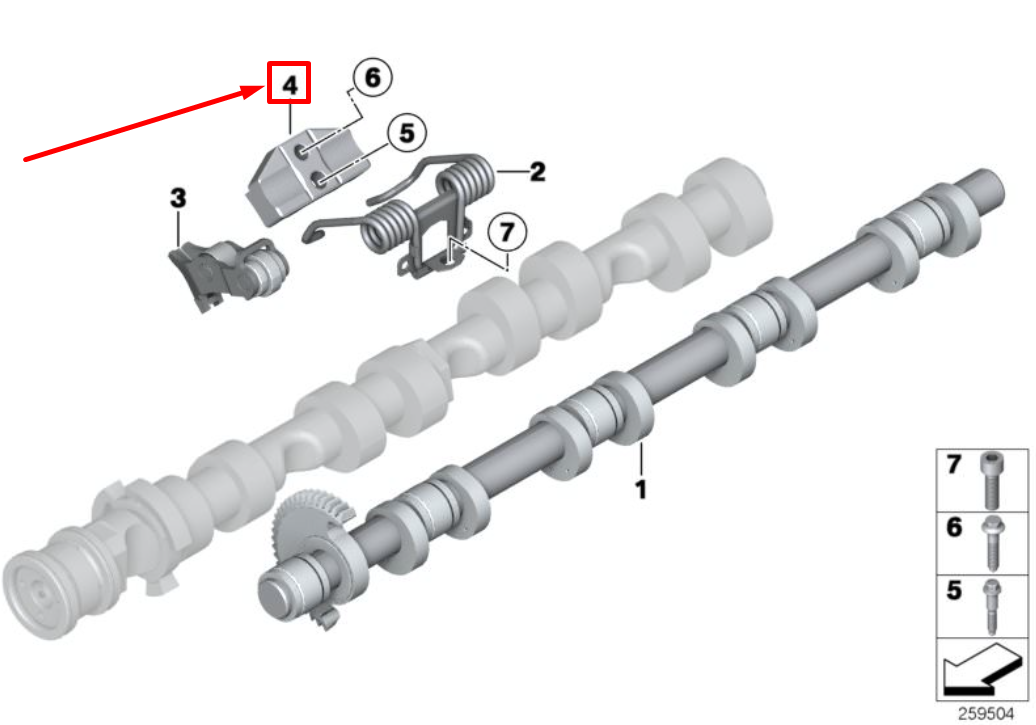 new bmw 5 f10 engine valve train support 11378040267 8040267 original