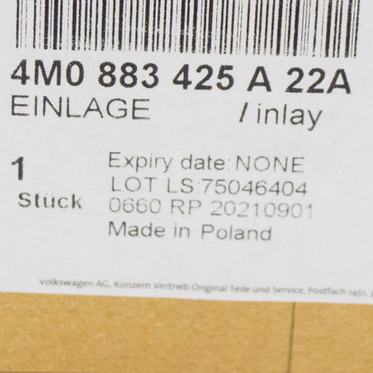 NEW AUDI Q7 4M REAR SEAT CUSHION INSERT 4M0883425A22A ORIGINAL