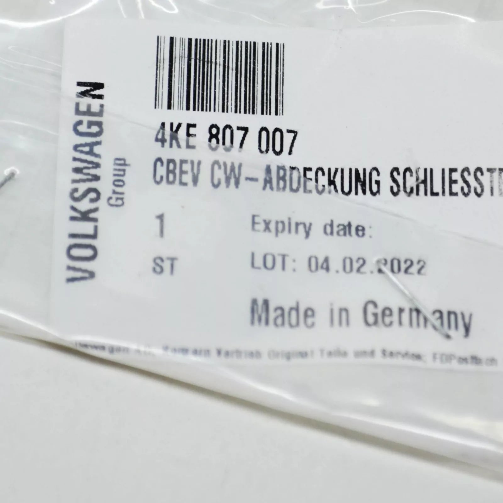 NEW AUDI E-TRON GEN FRONT BUMPER LEFT GRILLE BRACKET COVER 4KE807007