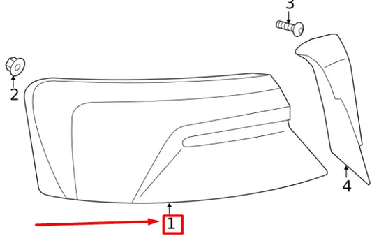 NEW AUDI A5 8W6 REAR RIGHT TAILLIGHT 8W6945092L ORIGINAL