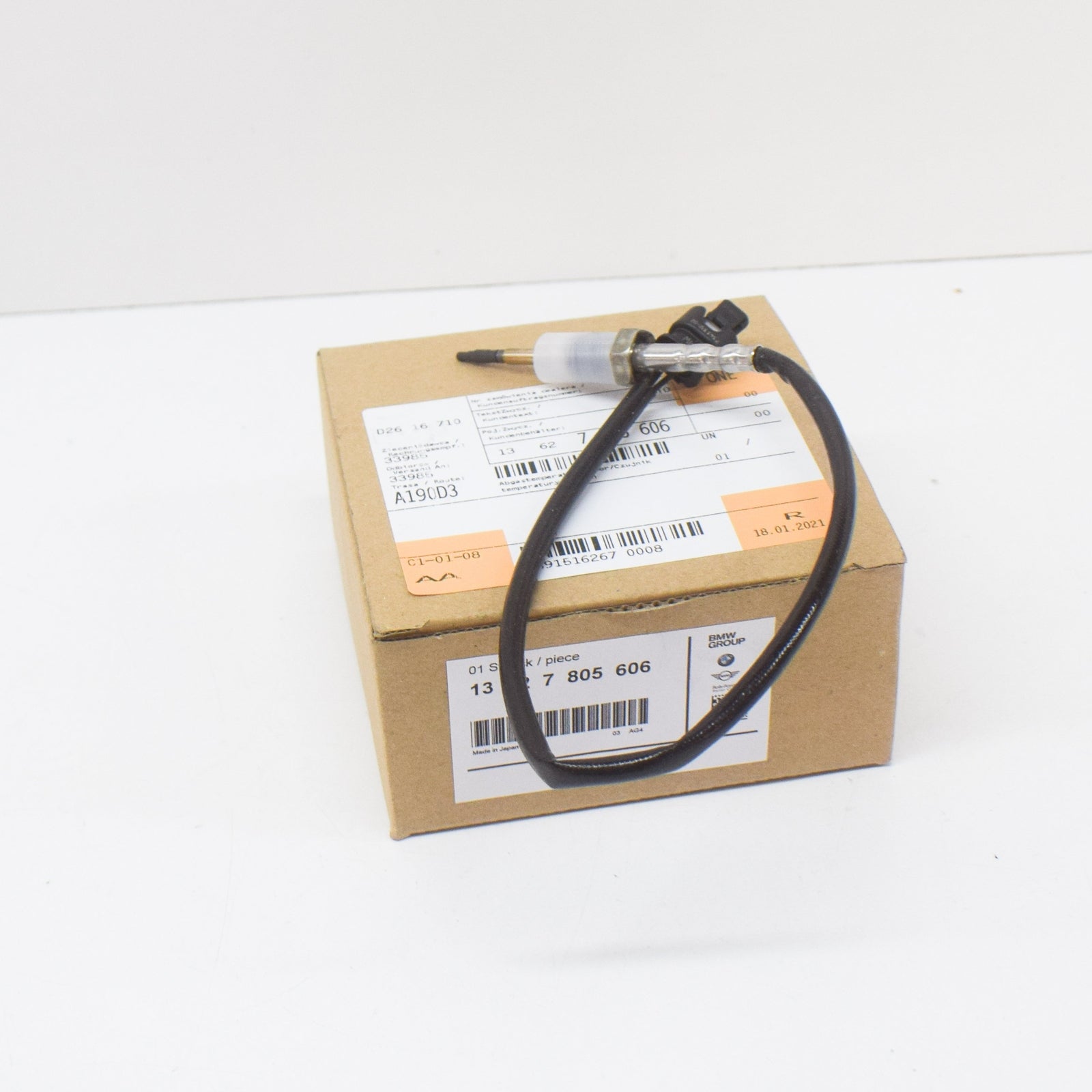 new bmw x5 e70 exhaust temperature sensor 13627805606 7805606 original