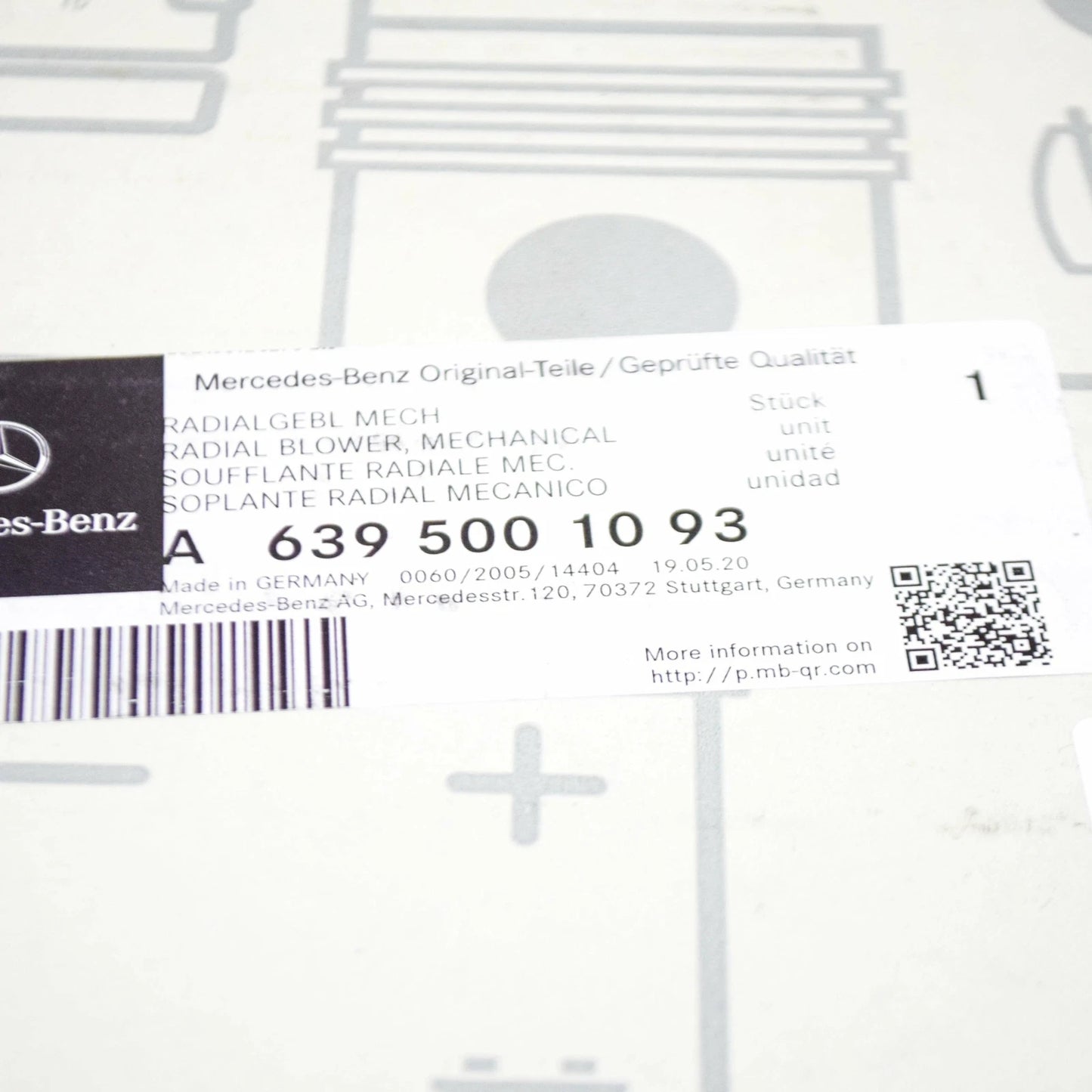 NEW MERCEDES-BENZ VITO W447 RADIATOR COOLING FAN RHD A6395001093 2016 13497780