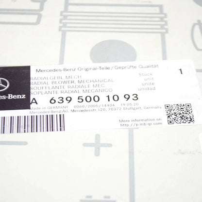 NEW MERCEDES-BENZ VITO W447 RADIATOR COOLING FAN RHD A6395001093 2016 13497780