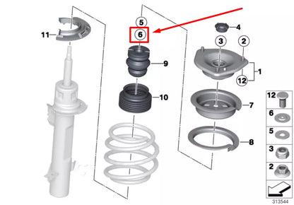 NEW BMW Z4 E85 FRONT SPRING STRUT SPACER SHIM WASHER 6776760 31336776760