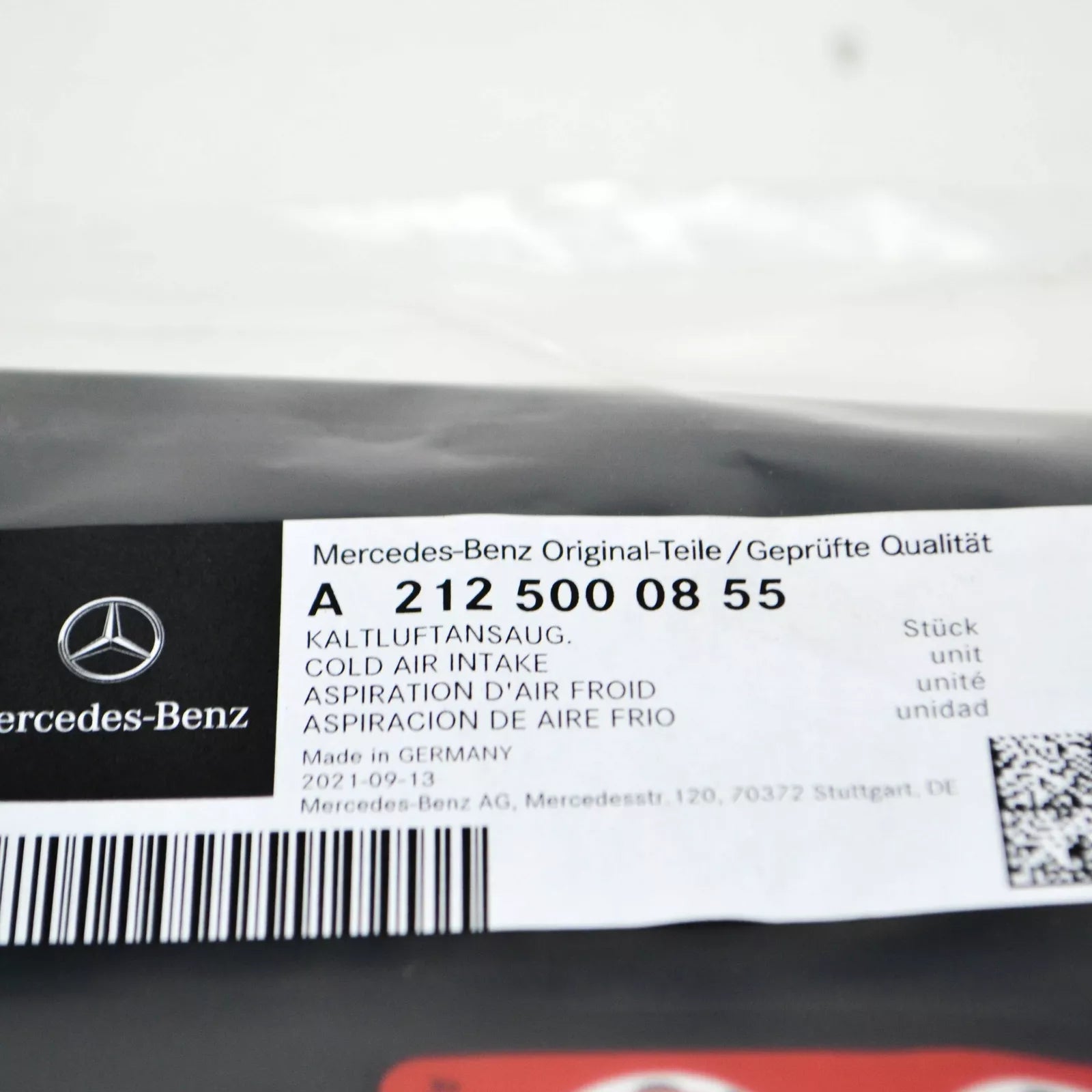 NEW MERCEDES-BENZ E W212 FRONT SLAM PANEL TOP COVER A2125000855 ORIGINAL