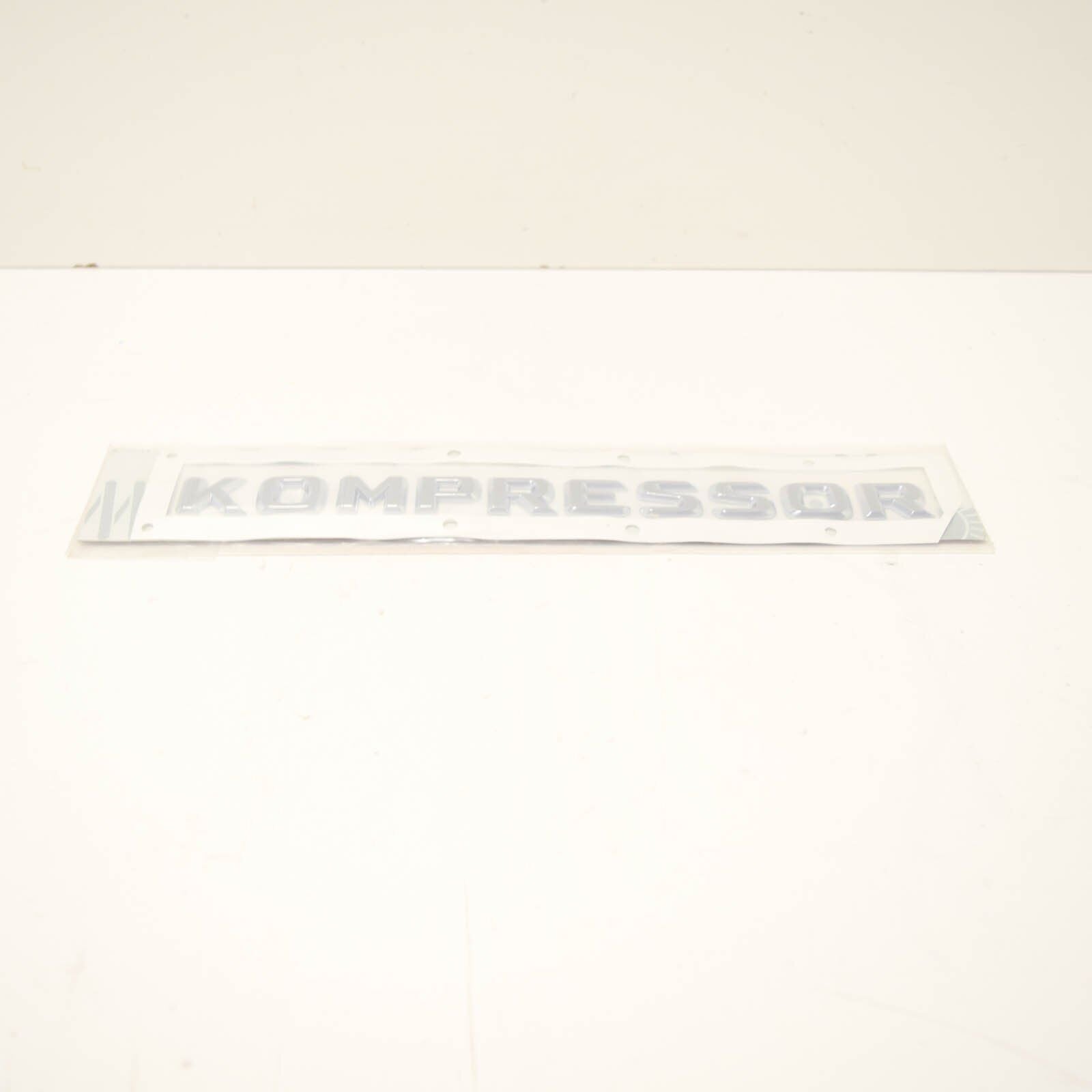 NEW MB SLK R170 TRUNK LID KOMPRESSOR CHROME BADGE A2038173015 ORIGINAL