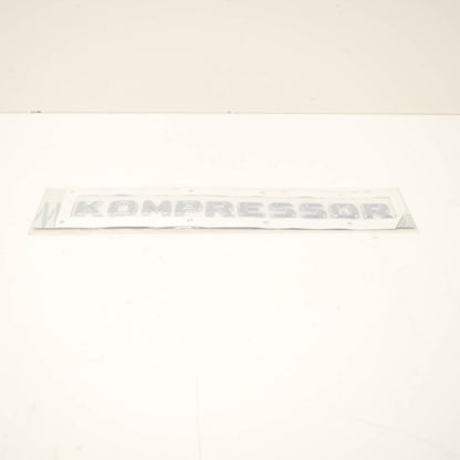 NEW MB SLK R170 TRUNK LID KOMPRESSOR CHROME BADGE A2038173015 ORIGINAL