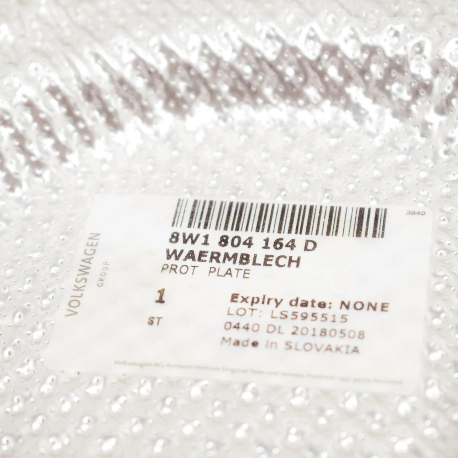 NEW AUDI RS5 SPORTBACK 8W6 RIGHT FLOOR PAN HEAT SHIELD 8W1804164D LHD