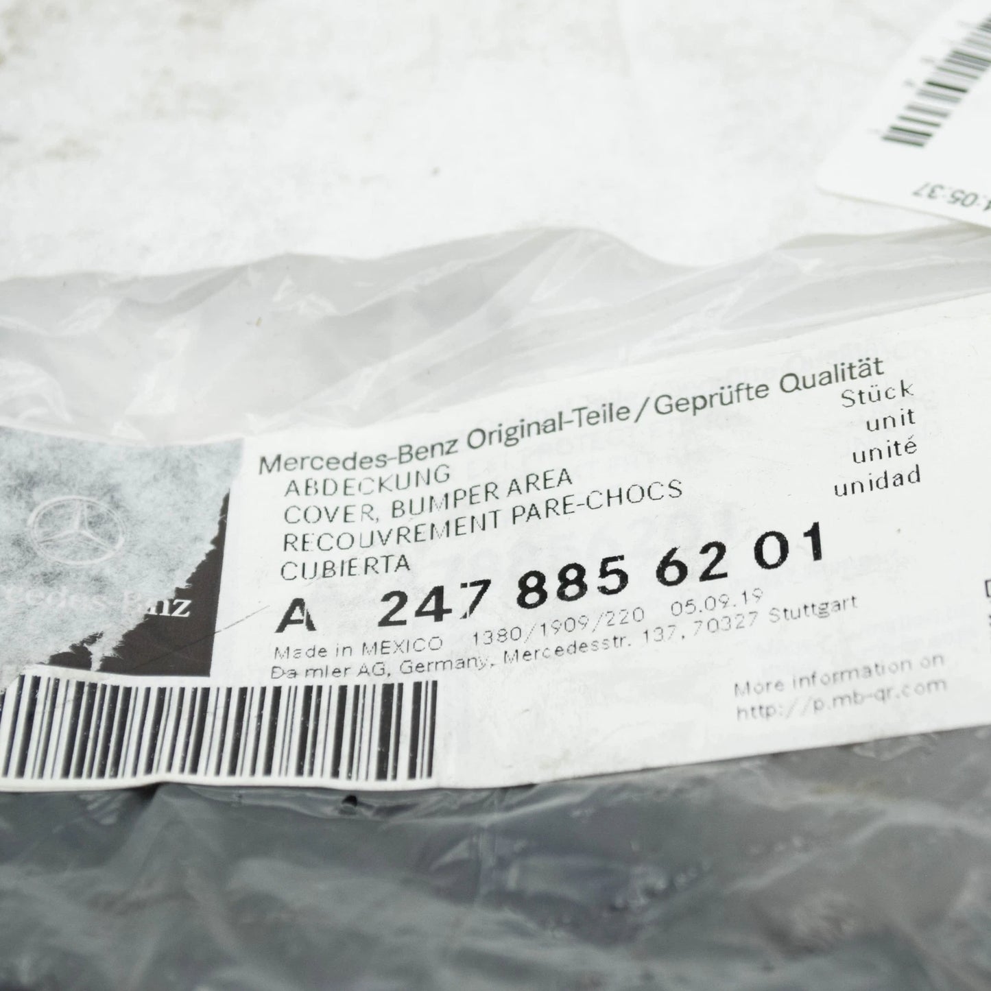 NEW MB GLB X247 FRONT BUMPER OUTER LOWER RIGHT GRILLE COVER A2478856201 ORIGINAL