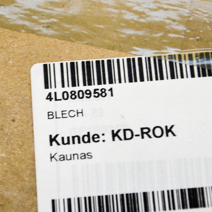 NEW AUDI Q7 4L LEFT SIDE INNER C PILLAR INSERT PLATE  4L0809581 ORIGINAL