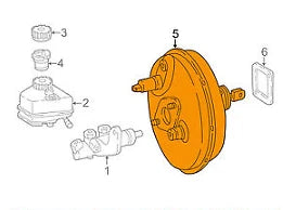 NEW MERCEDES BENZ G W463 POWER BRAKE VAACUM BOOSTER A4634300108 ORIGINAL