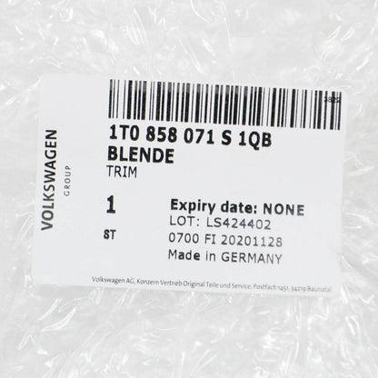 NEW VW TOURAN 1T INSTRUMENT PANEL CENTER TRIM 1T0858071S1QB ORIGINAL