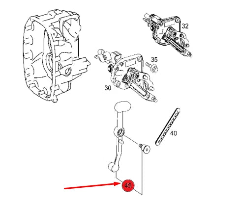 NEW MB SPRINTER 906 GEARSHIFT TO TRANSMISSION FLYWHEEL A9062600474 ORIGINAL