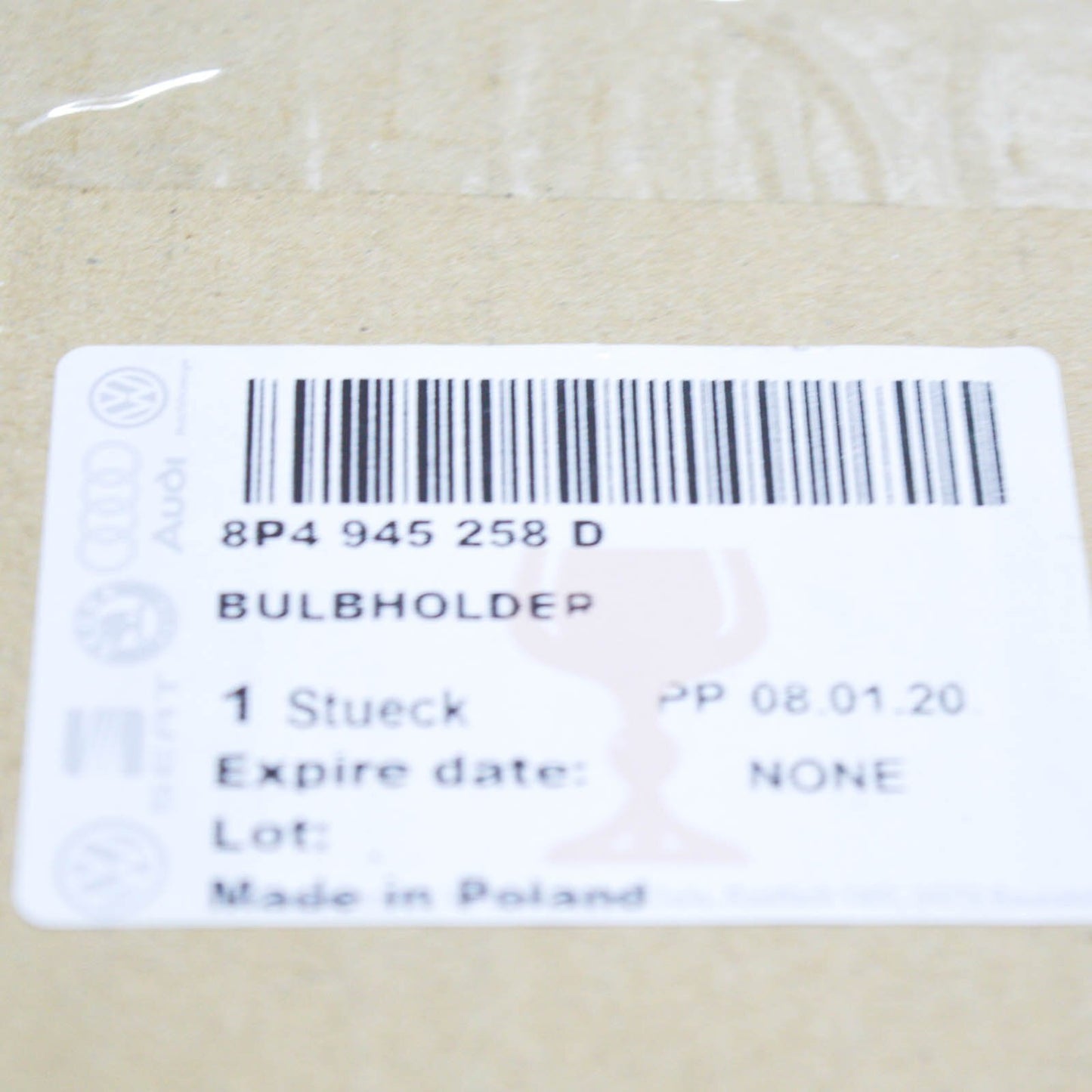 NEW AUDI A3 8P REAR RIGHT TAILLIGHT BULB HOLDER 8P4945258D ORIGINAL