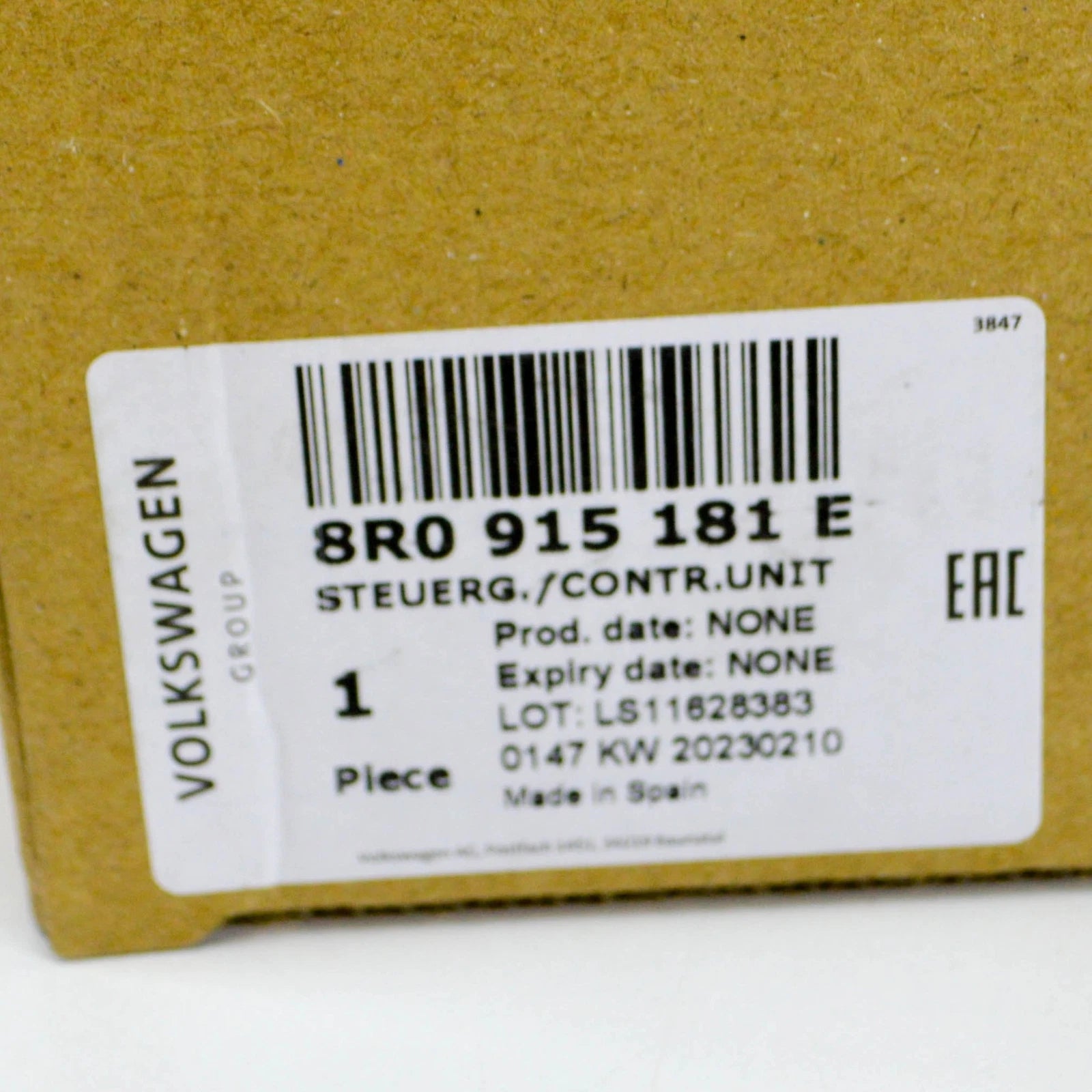 NEW AUDI Q5 8R NEGATIVE BATTERY CABLE 8R0915181E ORIGINAL