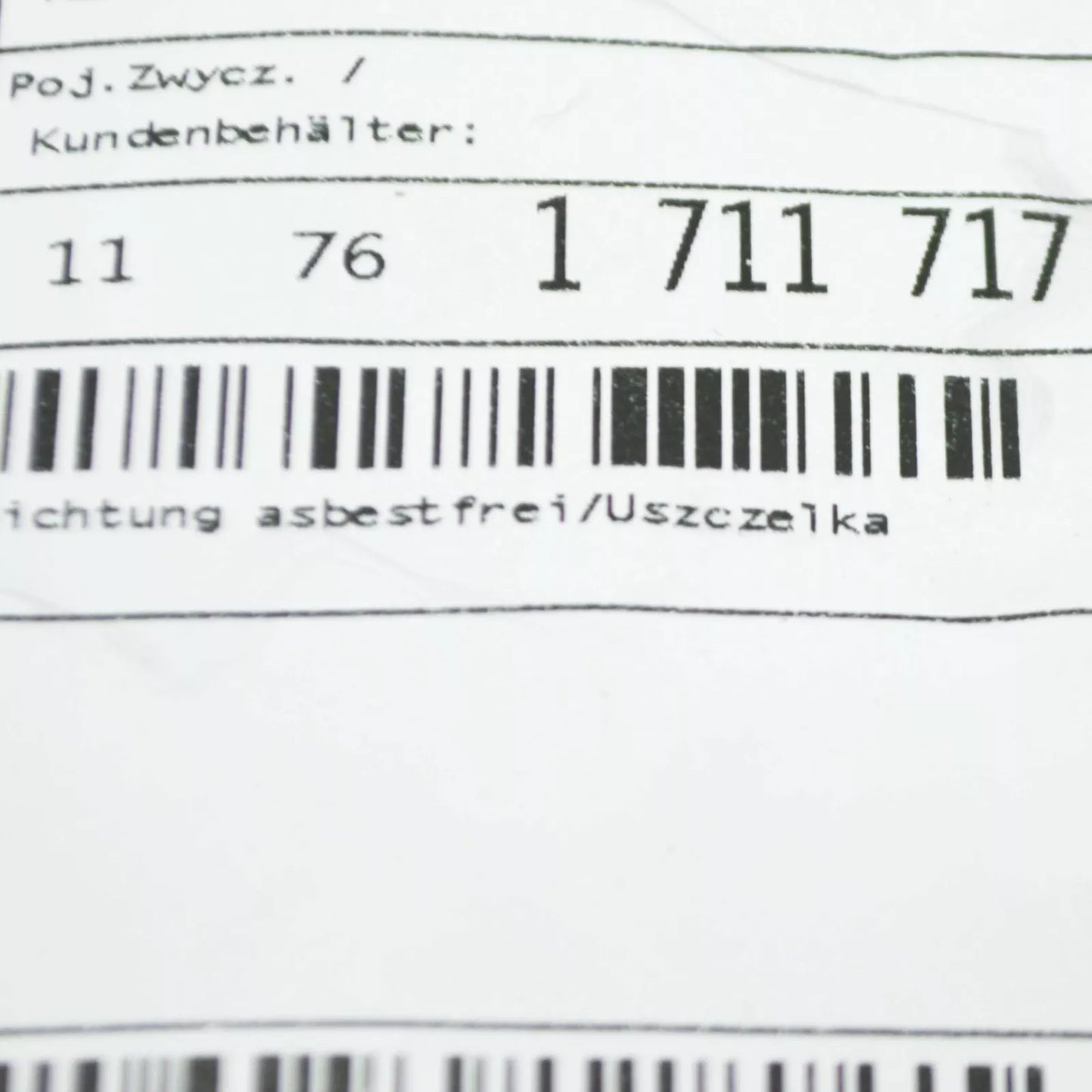 NEW BMW 3 E30 EXHAUST MANIFOLD GASKET ASBESTOS FREE 11761711717 ORIGINAL