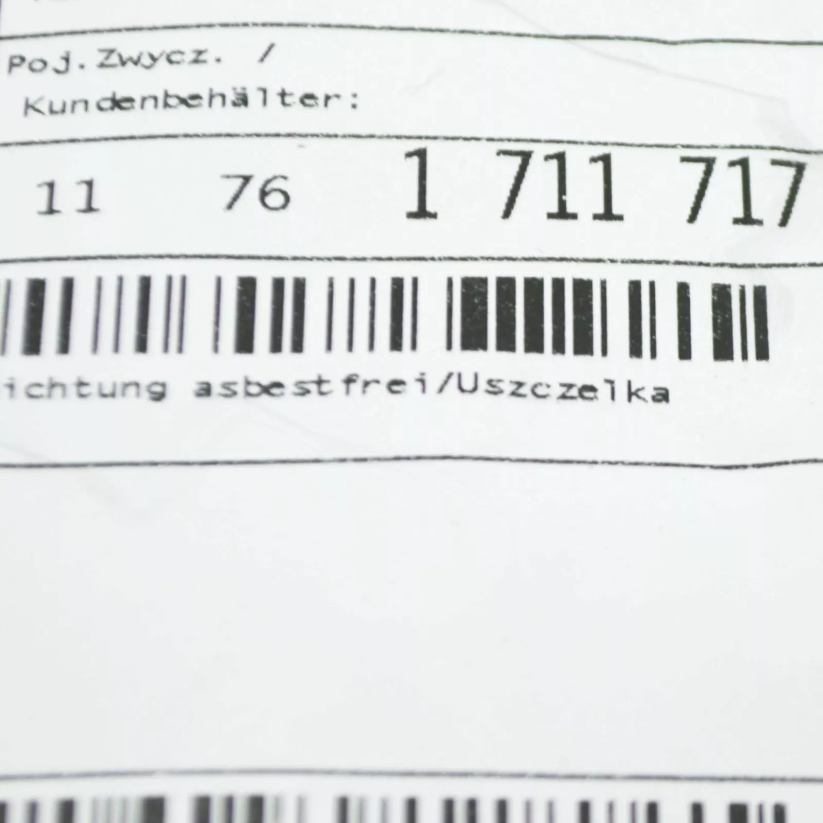 NEW BMW 3 E30 EXHAUST MANIFOLD GASKET ASBESTOS FREE 11761711717 ORIGINAL