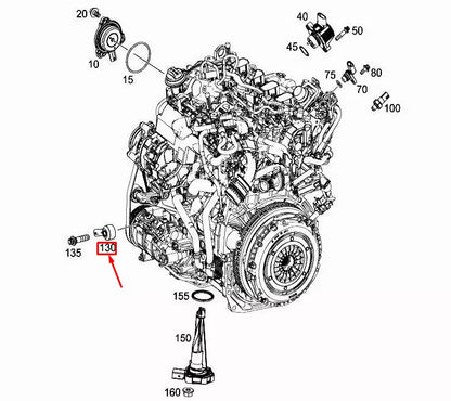 NEW MERCEDES-BENZ A W177 ENGINE KNOCK SENSOR A0009057304 ORIGINAL